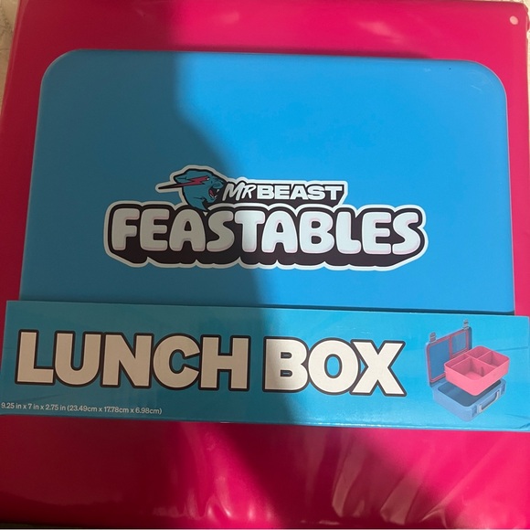 Allstar Other - Mr. Beast Feastables Blue Lunch Box